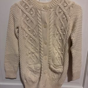 GAP girls cable sweater - Size 10